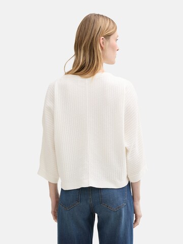 Pull-over TOM TAILOR en blanc