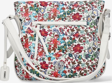 Rieker Crossbody Bag in White: front