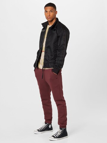 Effilé Pantalon 'Type C' G-Star RAW en rouge