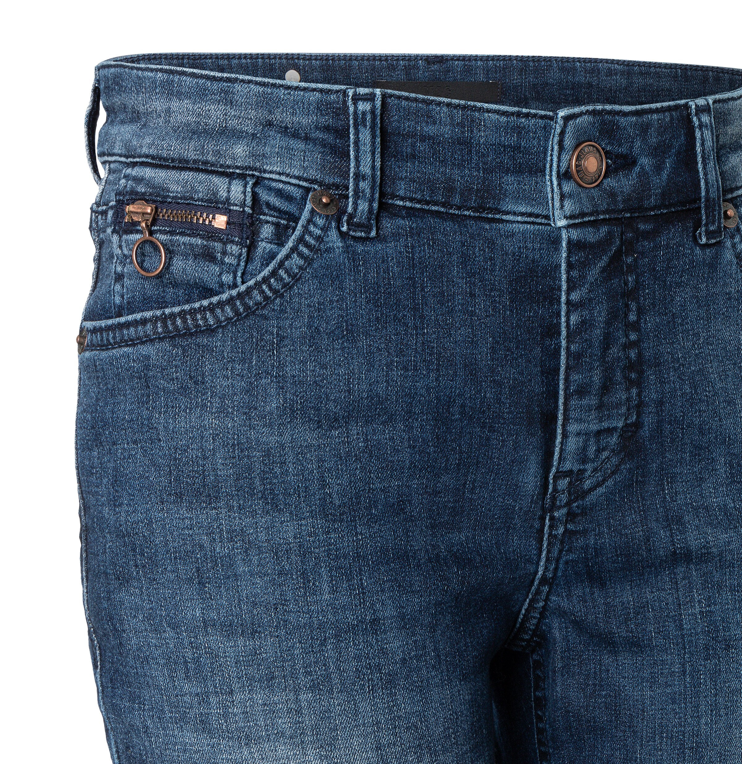 MAC Slimfit Jeans in Blau