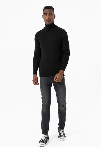 Jimmy Sanders Pullover in Schwarz