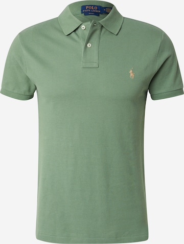 T-Shirt Polo Ralph Lauren en vert : devant