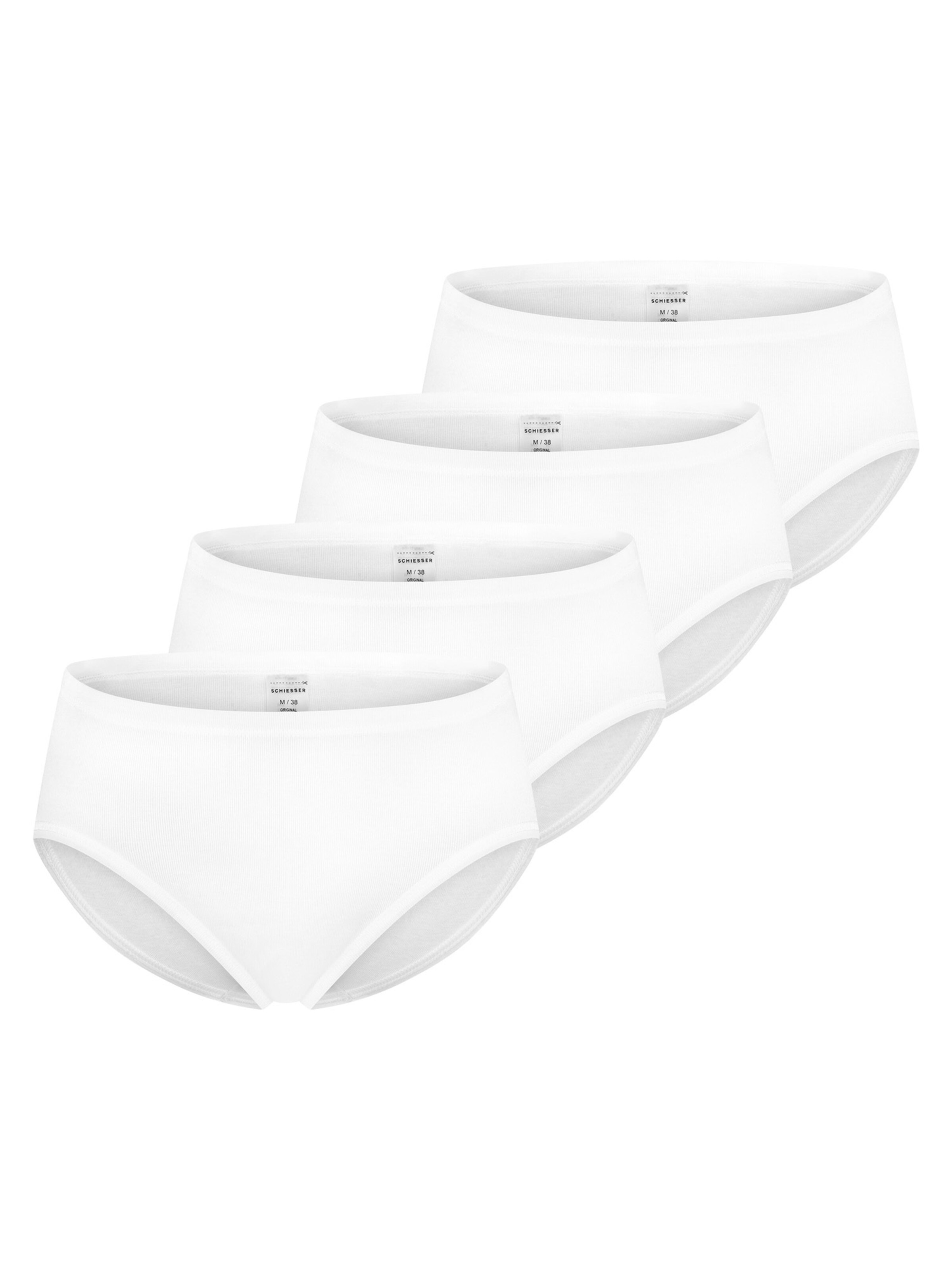 SCHIESSER Slip 'Original Classics Feinripp' in de kleur Wit, Productweergave