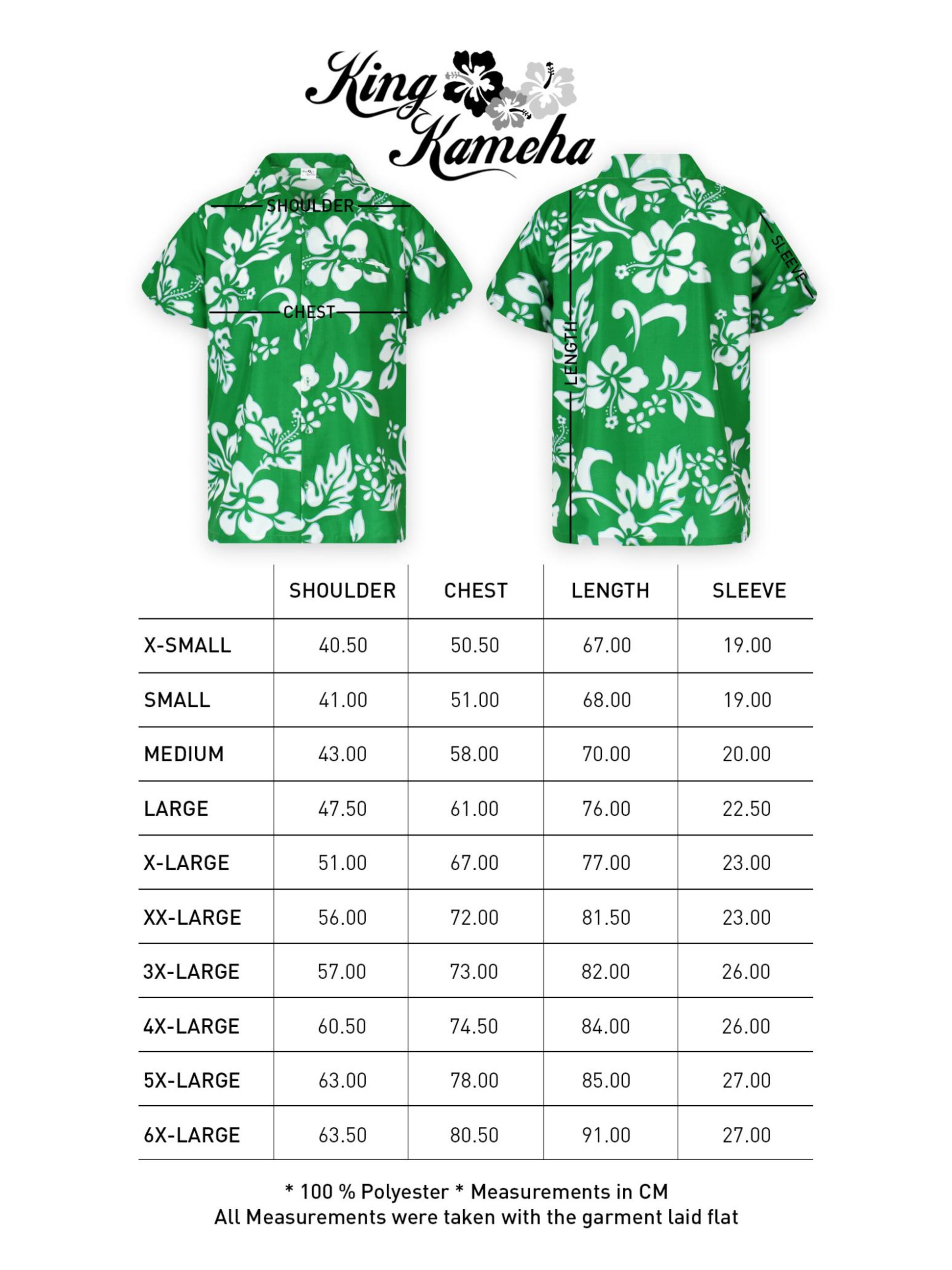 King Kameha Shirt 'Hibiscus'‌ in Grün
