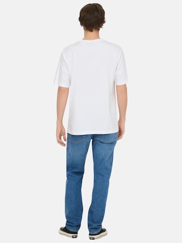 Only & Sons Shirt 'ONLY & SONS ONSALEX PASSA RLX SS TEE T-SHIRT' in White