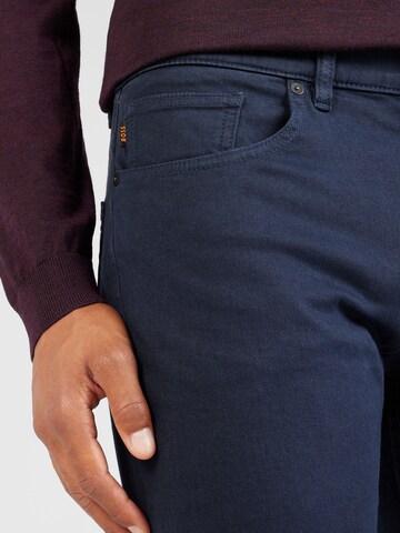 BOSS Orange Slimfit Jeans 'Delaware' in Blau