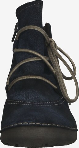 JOSEF SEIBEL Lace-Up Ankle Boots 'Fergey' in Blue