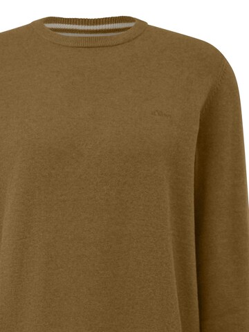 s.Oliver Pullover 'Basic'‌‌ in Braun