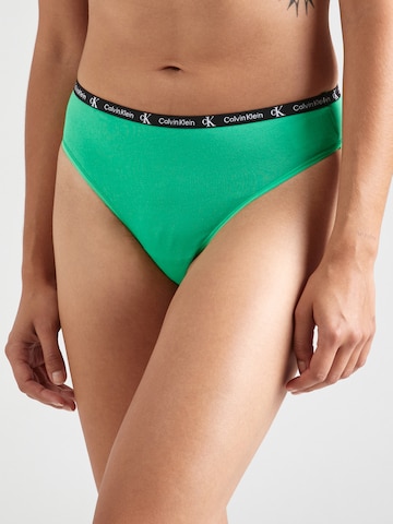 Calvin Klein Underwear Stringi w kolorze zielony: przód