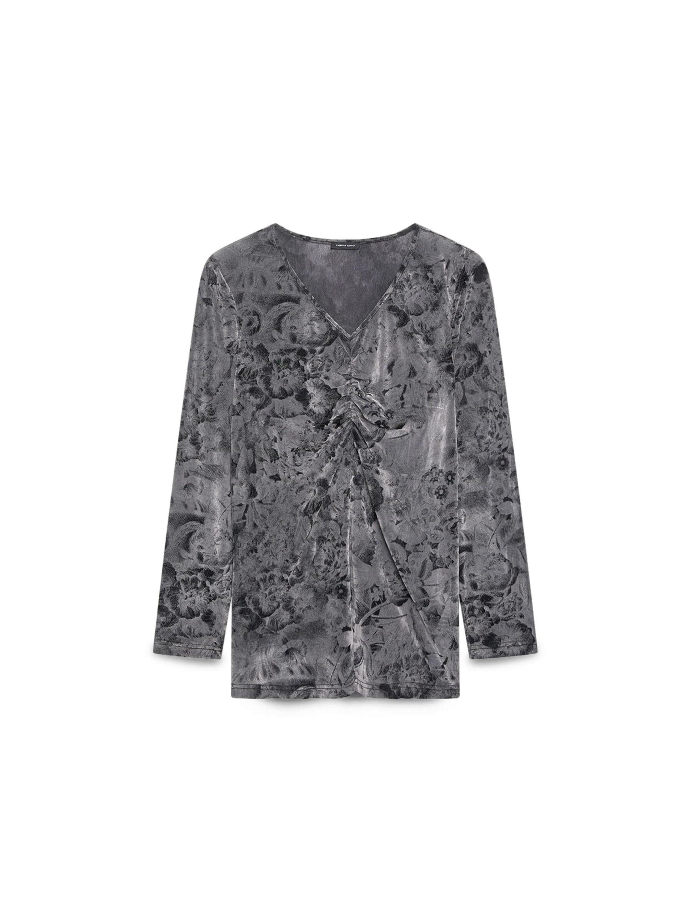 Maglietta di Fiorella Rubino in grigio: frontale
