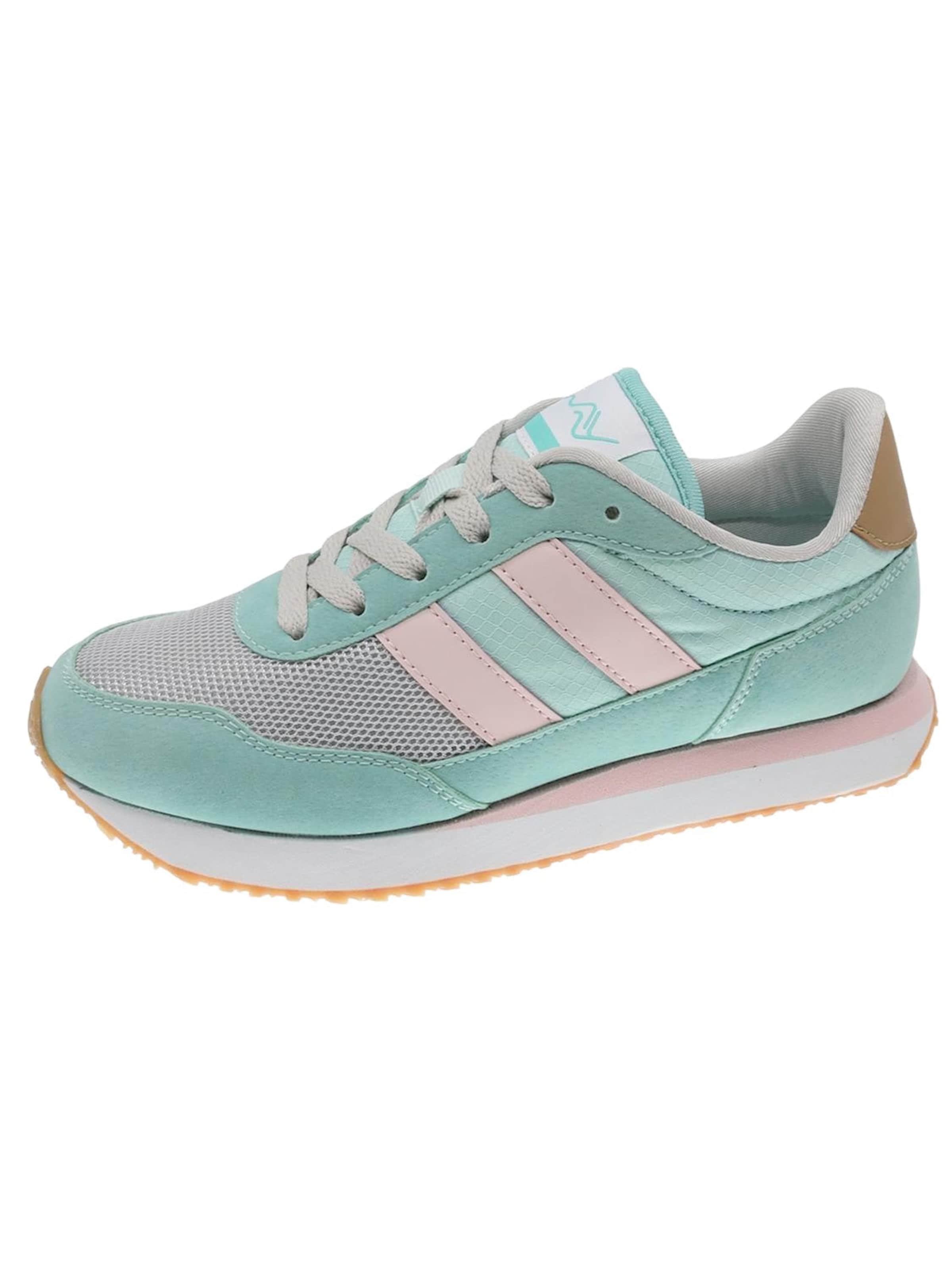 Sneaker bassa di Beppi in verde: frontale