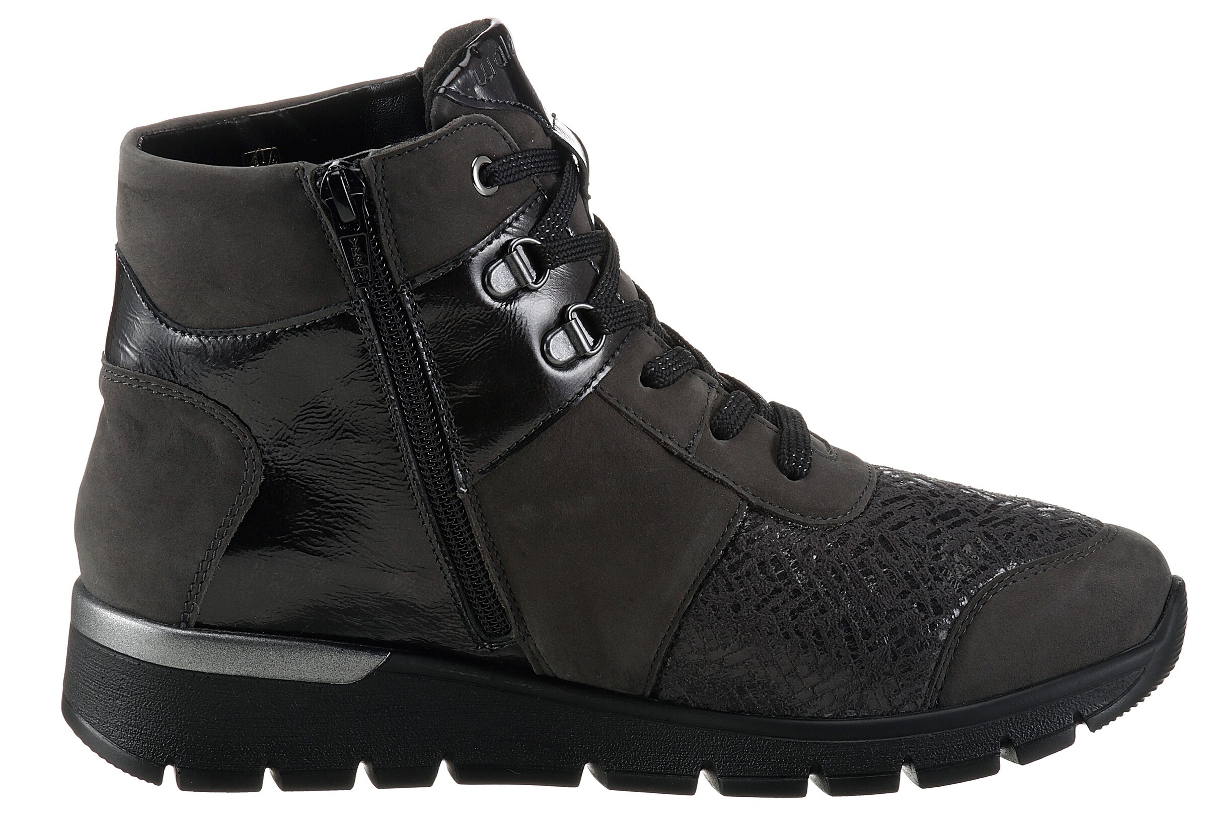 WALDLÄUFER Stiefelette in Grau