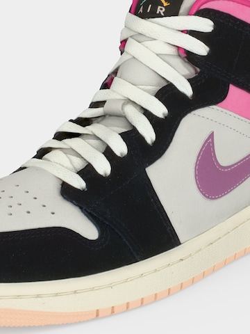 Jordan Magas szárú sportcipők 'Air Jordan 1 Mid SE' - fekete