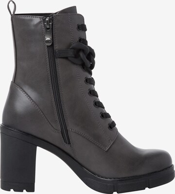 MARCO TOZZI Lace-Up Ankle Boots in Grey