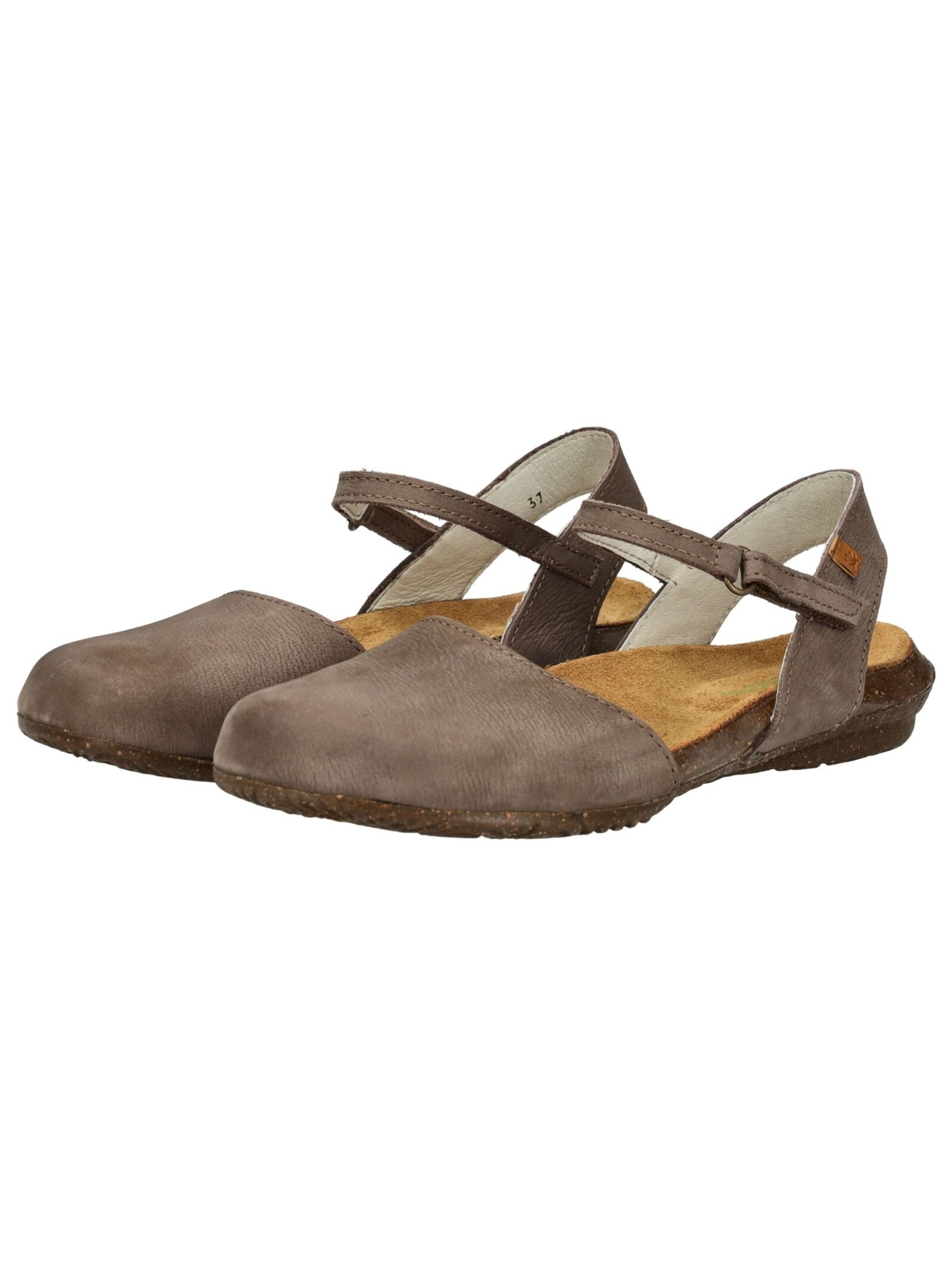 EL NATURALISTA Strap ballerina in Brown