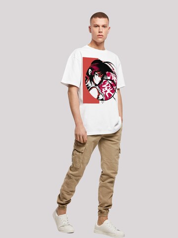 T-Shirt 'Japanese Styles' F4NT4STIC en blanc