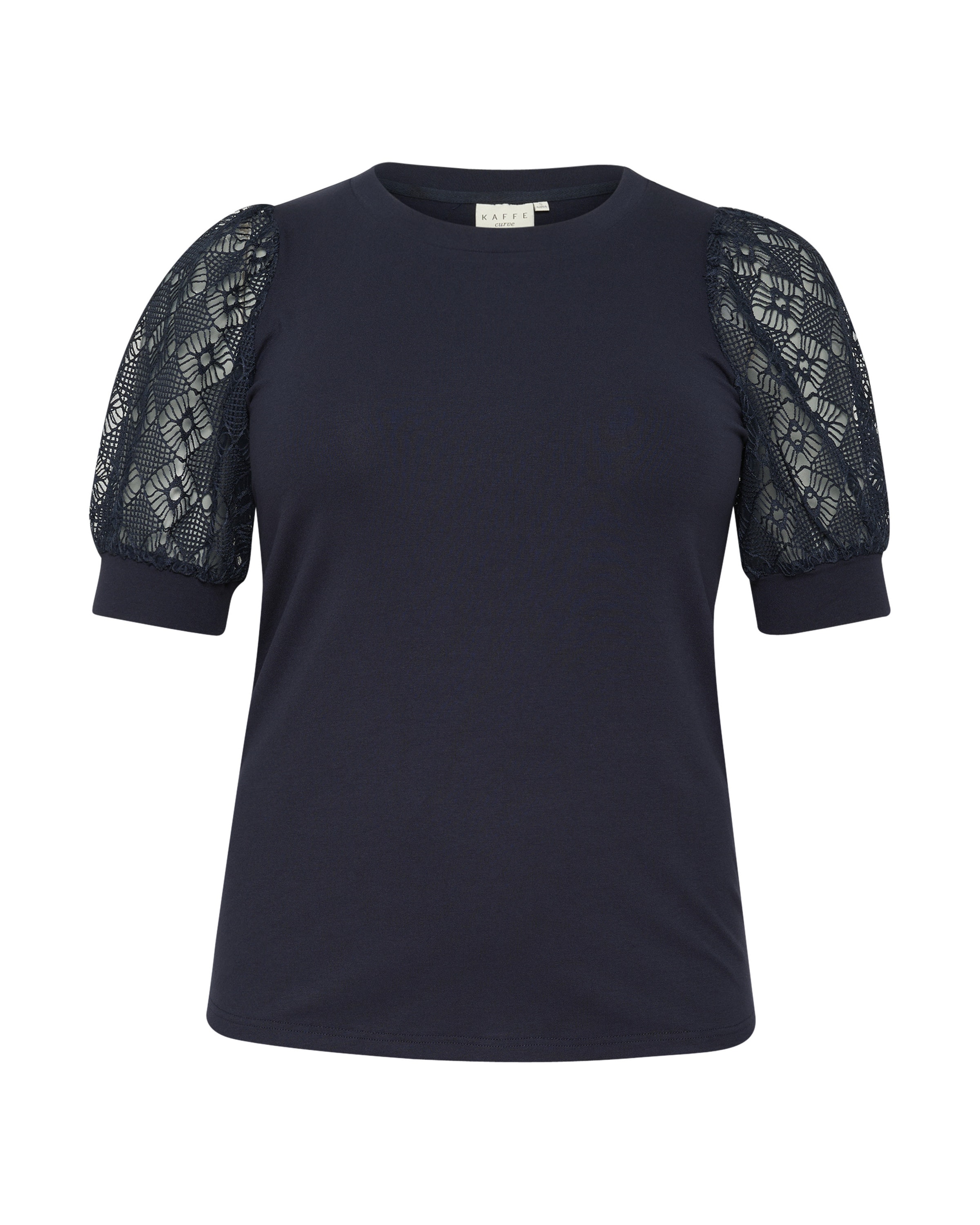 KAFFE CURVE Футболка 'KCtana' в Синий: спереди