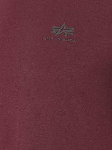T-Shirt ALPHA INDUSTRIES en rouge
