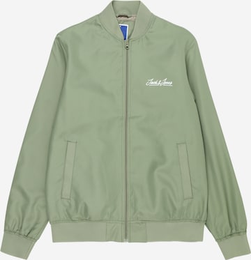 Geacă de primăvară-toamnă 'OLIVER' de la Jack & Jones Junior pe verde: față