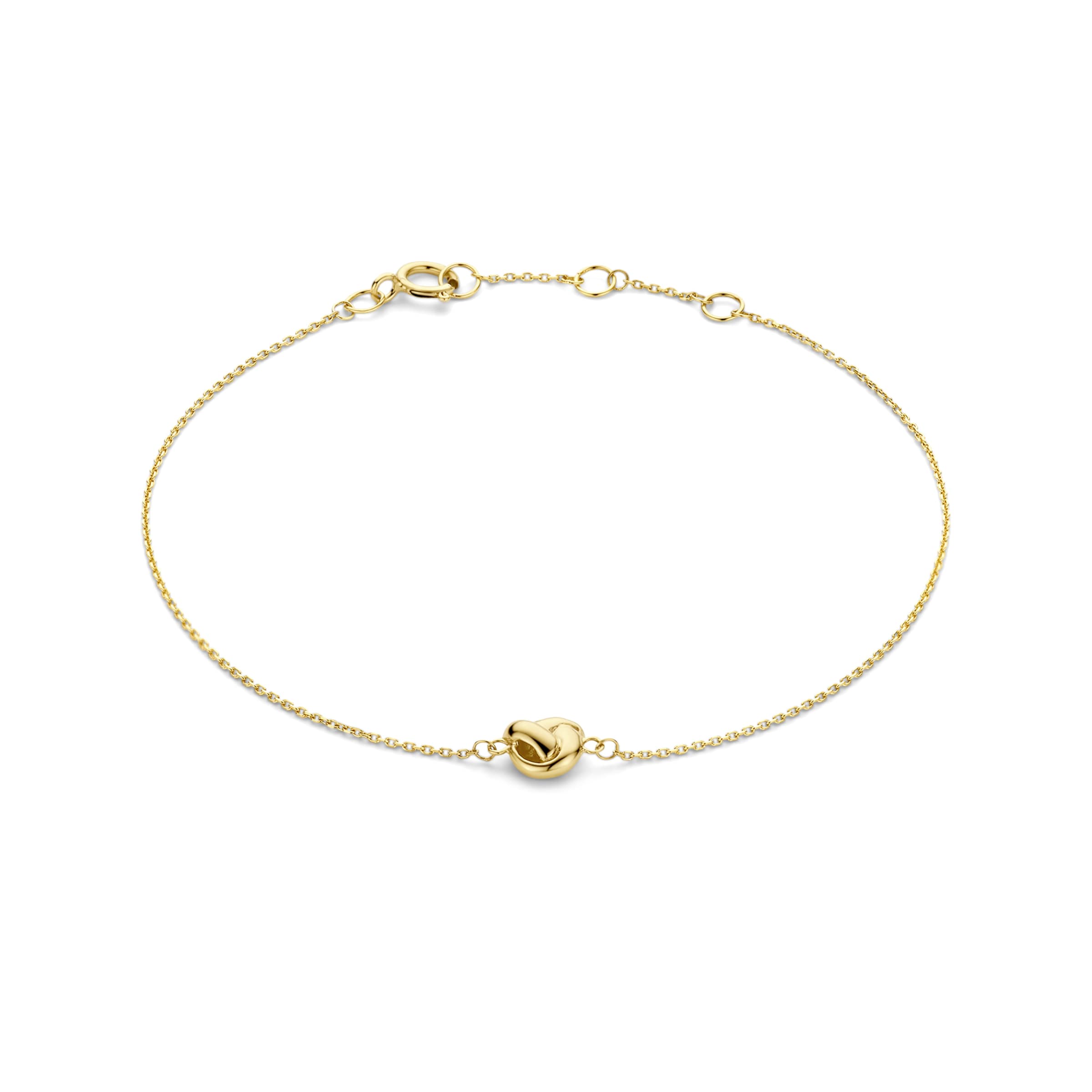 Beloro Jewels Bracelet in Gold: front