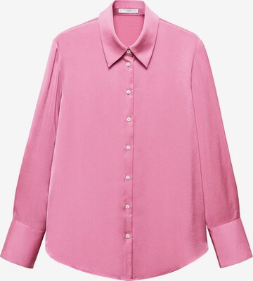 MANGO Blouse 'Ideale' in Roze: voorkant