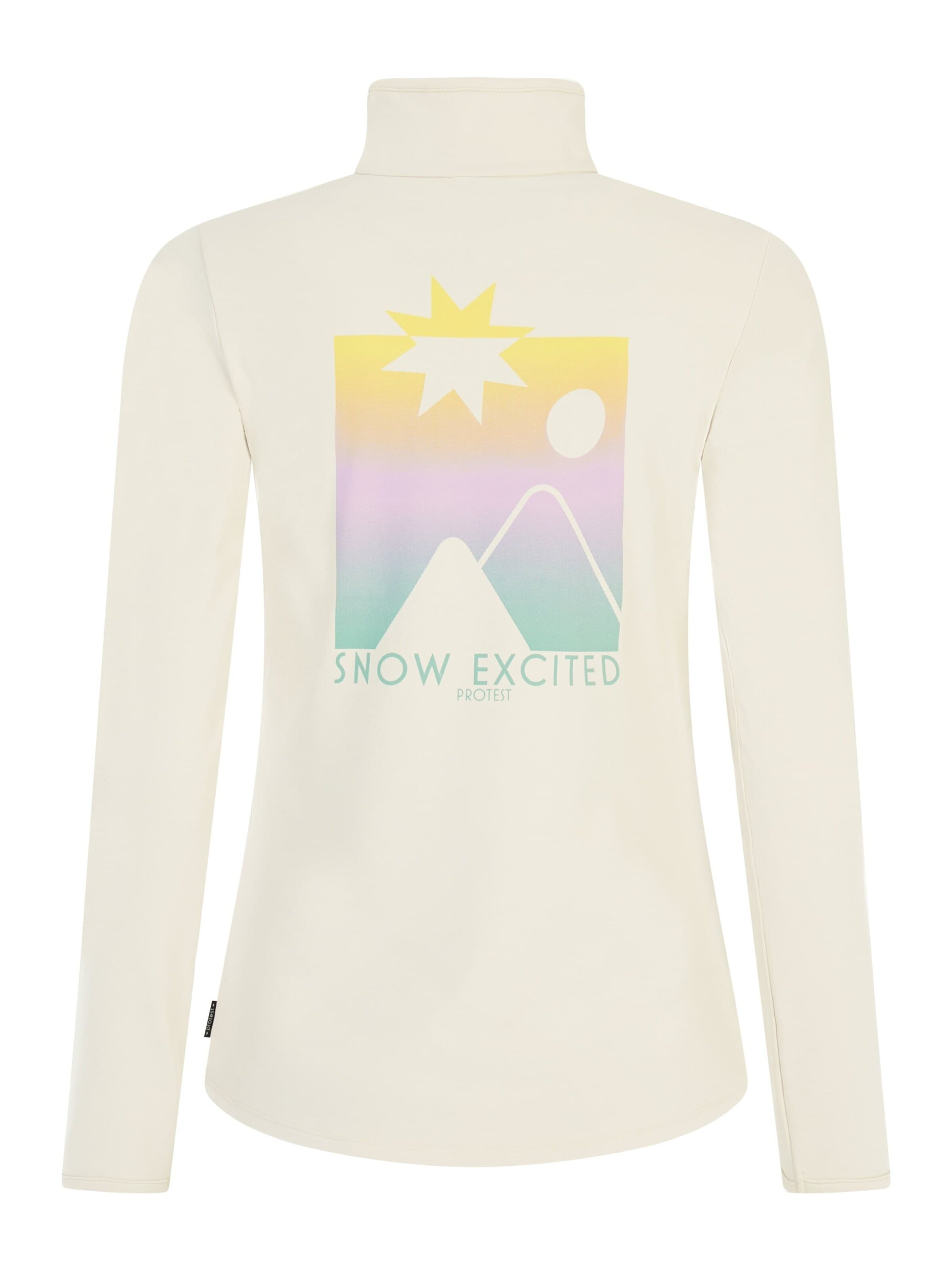 PROTEST Sportief sweatshirt 'PRTGentle' in Wit
