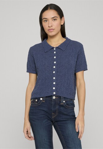 Estelou - Cárdigan en azul: frente