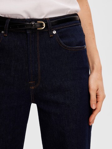 Regular Jean SELECTED FEMME en bleu
