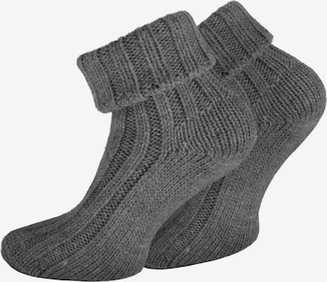 Chaussettes normani en gris : devant