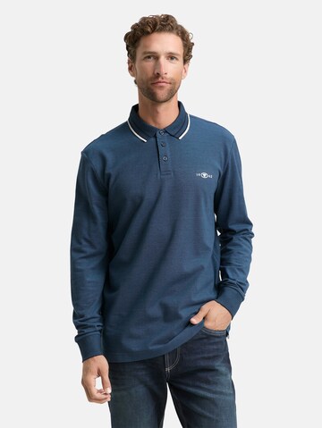 T-Shirt TOM TAILOR en bleu : devant
