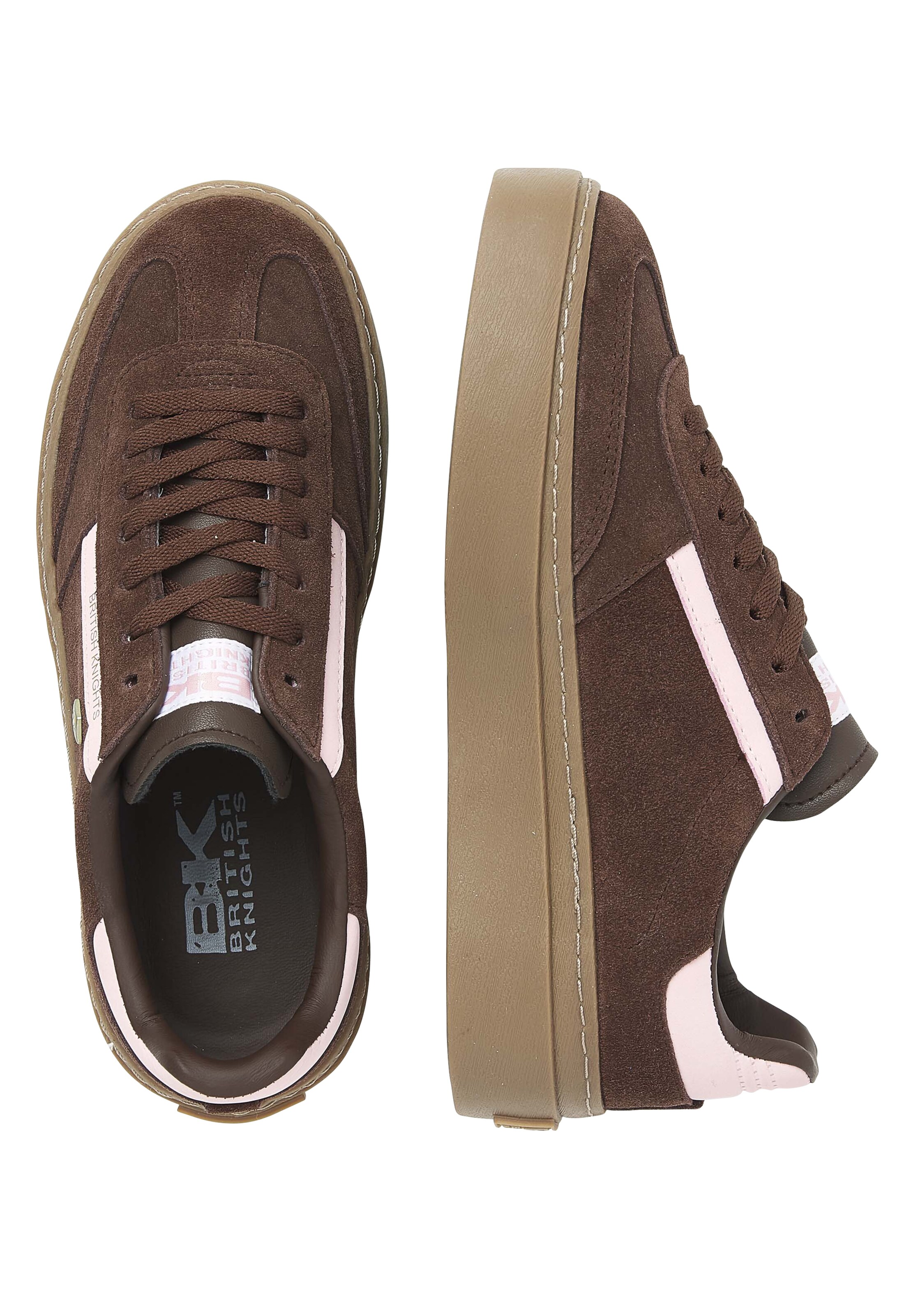 BRITISH KNIGHTS Matalavartiset tennarit ' RE-ISSUE ' värissä ruskea