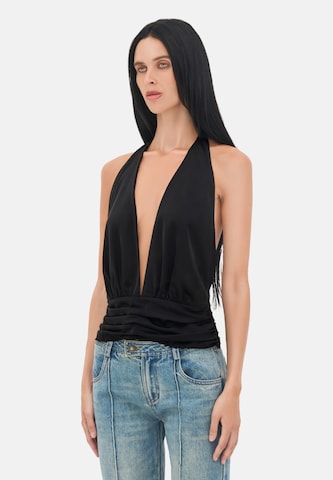 OW Collection Top 'AGATHA' in Zwart