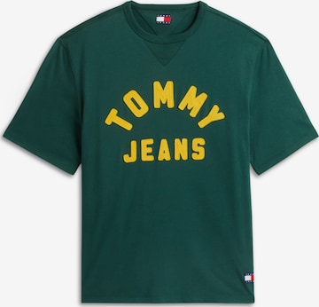 Tommy Jeans - Camisa '90S New Classic' em verde: frente