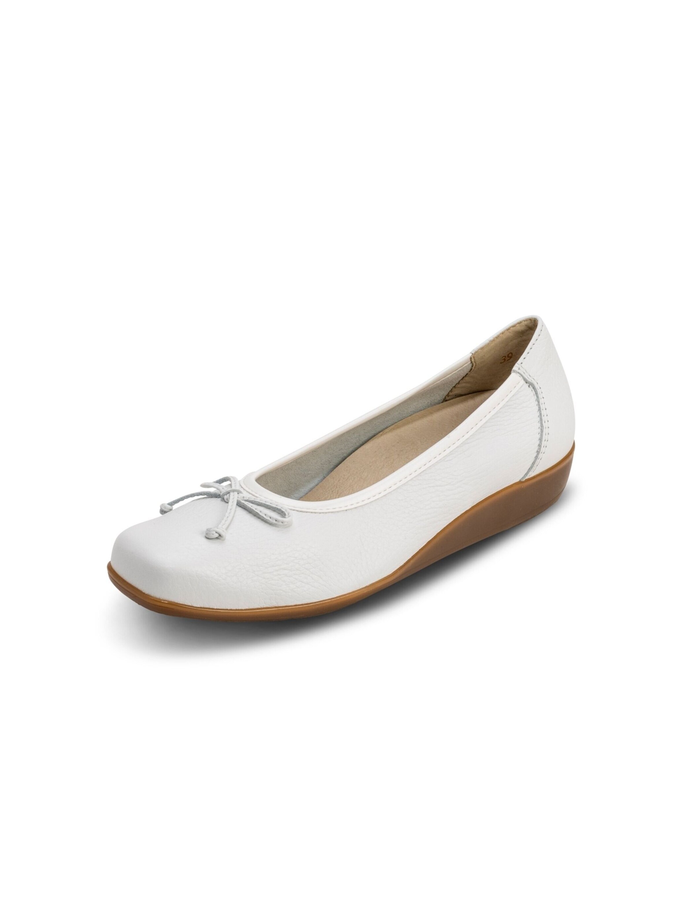 Ballerina di VITAFORM in bianco: frontale