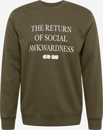 Only & Sons Sweatshirt in Green: front