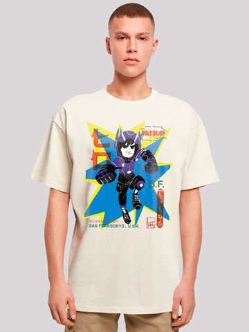 T-Shirt 'Big Hero 6 Hiro Manga' F4NT4STIC en beige : devant