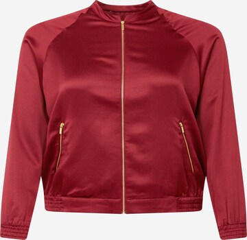 Veste mi-saison 'Chani' ABOUT YOU Curvy en rouge : devant