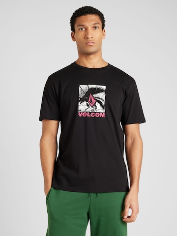 Volcom - Camisa 'OCCULATOR' em preto: frente