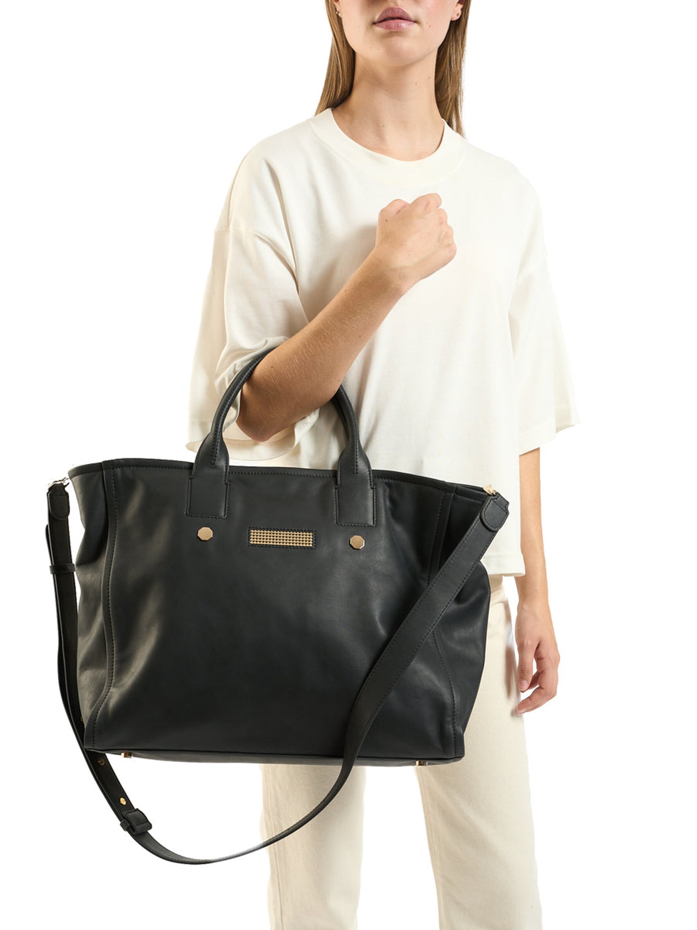 Clio Shopper 'MAXI GIRLY CLASSIC' in Black