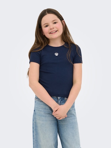 ONLY GIRLS Тениска 'KOGELVA JUNE' в синьо: отпред