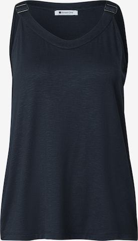 STREET ONE Top in Blau: Vorderseite
