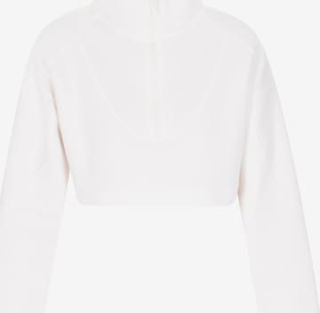 myMo ATHLSR Collegepaita 'Fashion Look' värissä valkoinen: etupuoli