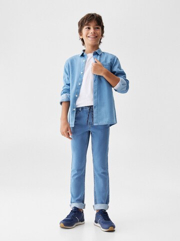 MANGO KIDS Regular Jeans in Blau