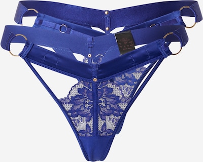 Hunkemöller Stringit 'Emmeline' koossa XS värissä laivastonsininen, Tuotenäkymä