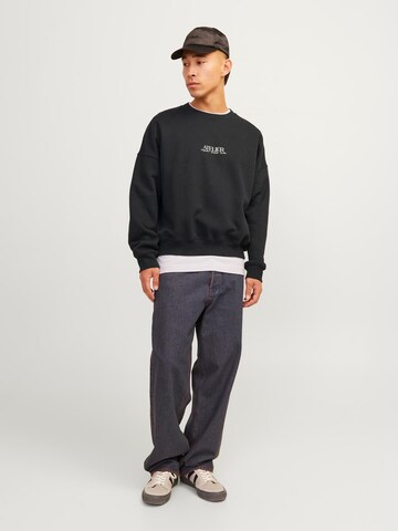 JACK & JONES Sweatshirt 'JORBrooklyn' in Schwarz