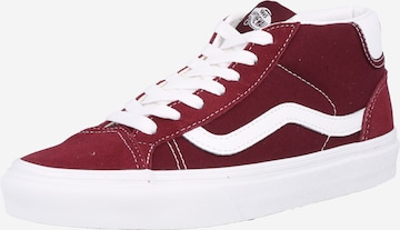 Sneaker alta 'Skool 37' di VANS in rosso: frontale