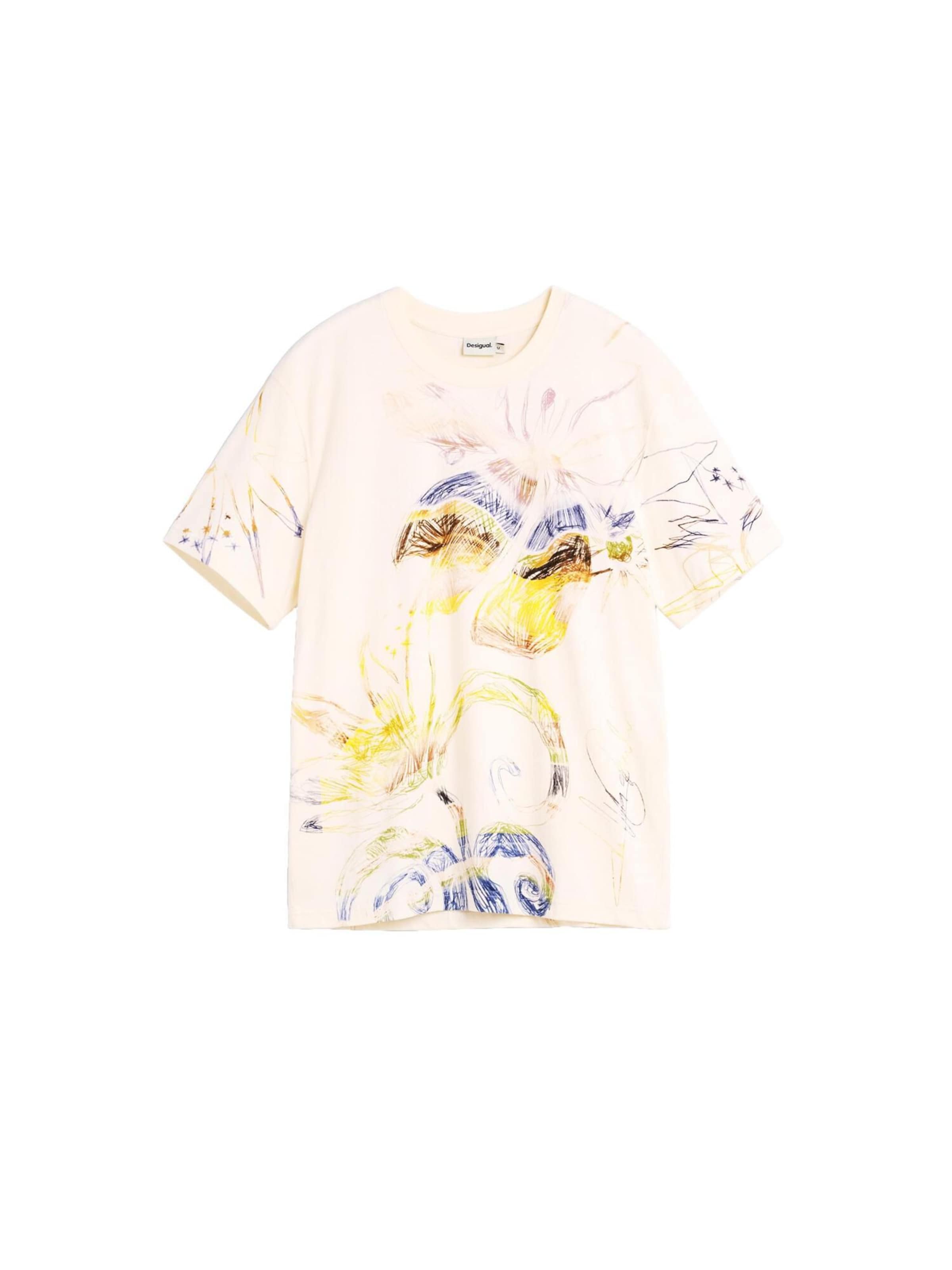 Desigual T-Shirt in Weiß: Vorderseite