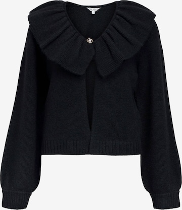 Cardigan 'Denisi' OBJECT en noir : devant