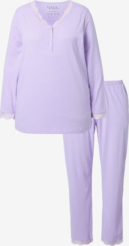 Ulla Popken Pyjama in Lila: voorkant