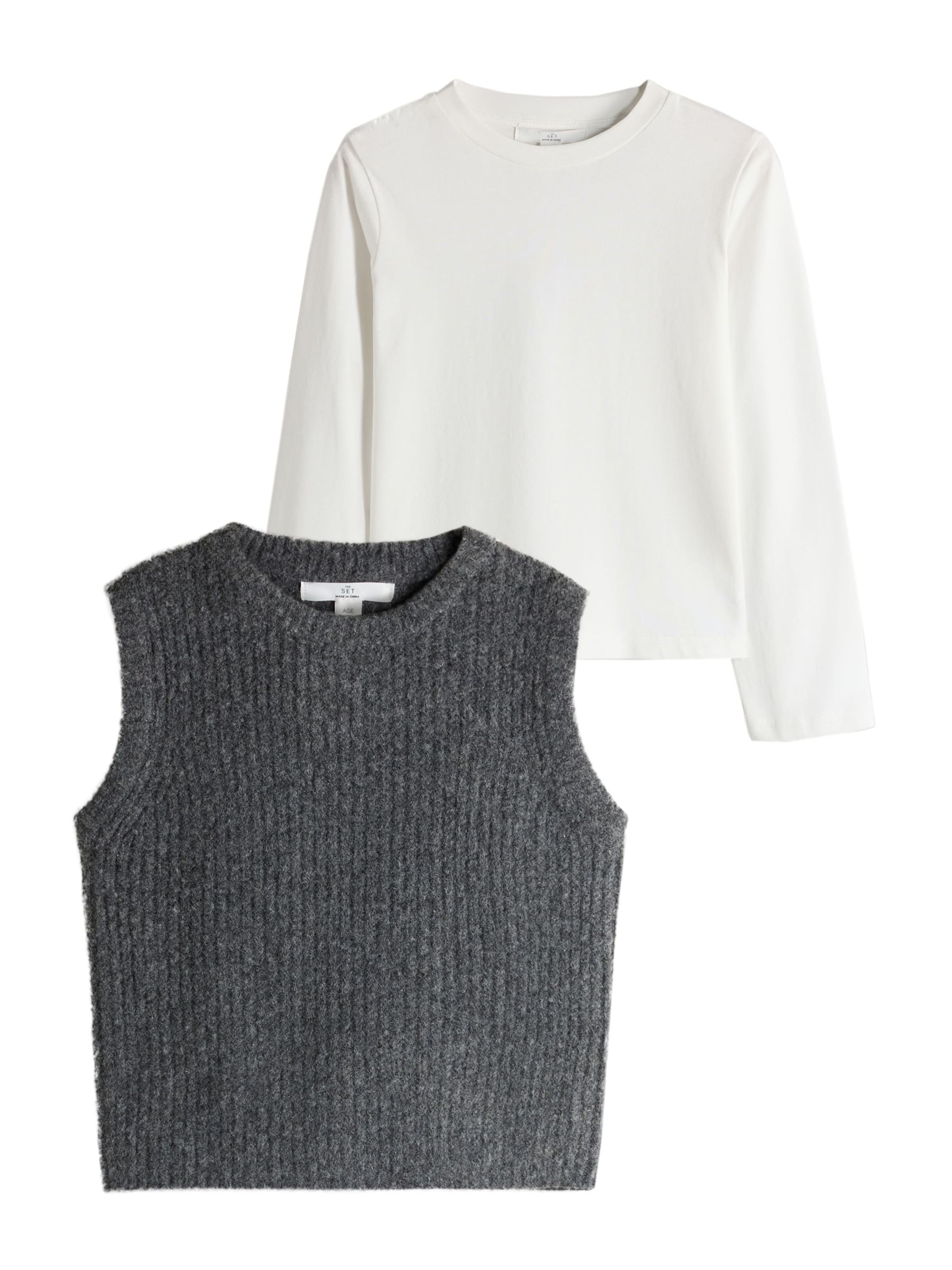 The Set - Camiseta en gris